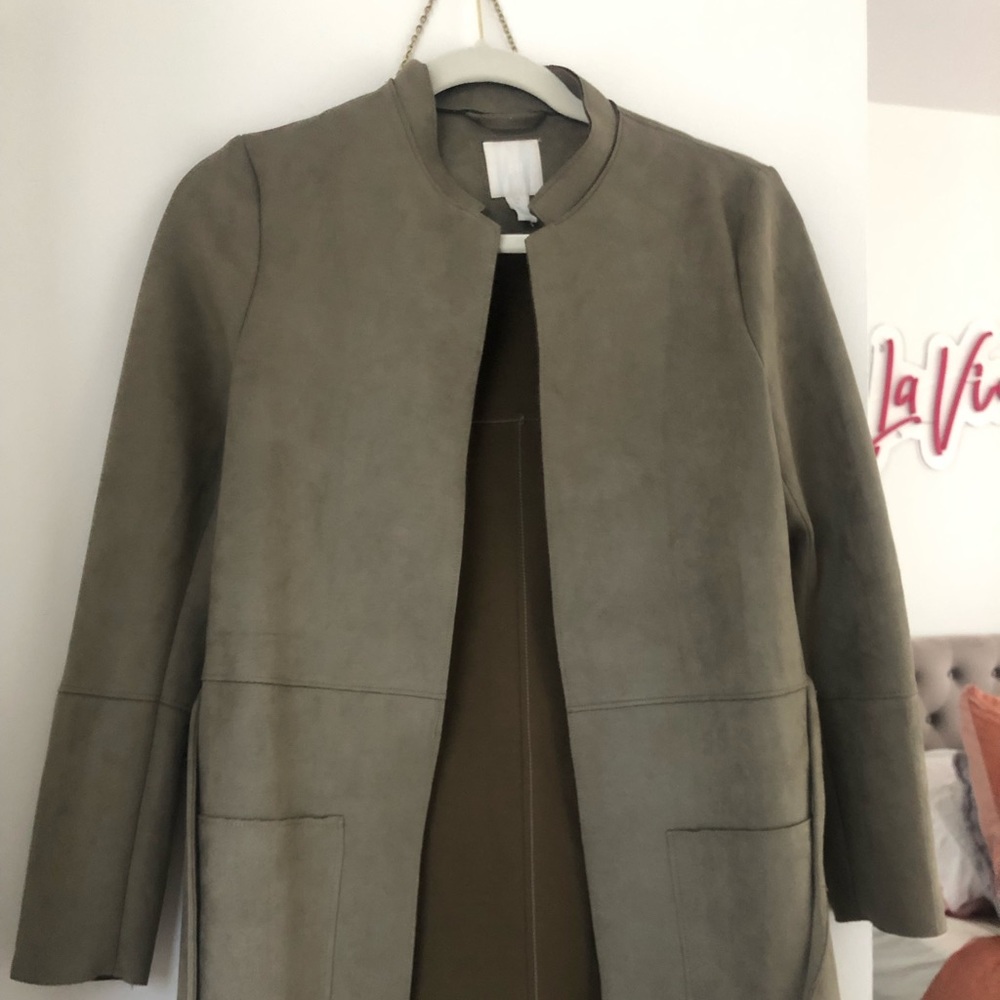 Green Suede Fall jacket